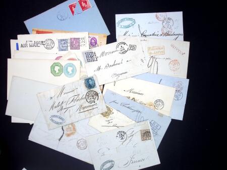 1855-1950, Lot of 150 covers from a range of countries,