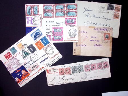 1855-1950, Lot of 150 covers from a range of countries,