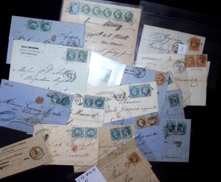 1849-1920, Bel ensemble de lettres de France, principalement