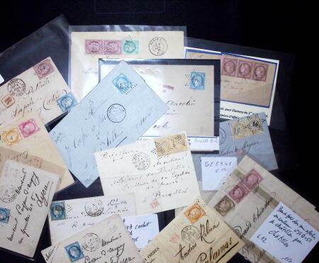 1849-1920, Bel ensemble de lettres de France, principalement