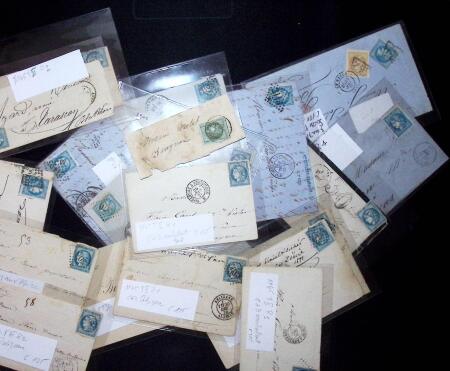 1849-1920, Bel ensemble de lettres de France, principalement