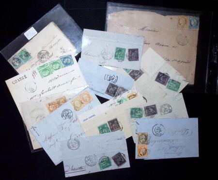 1849-1920, Bel ensemble de lettres de France, principalement