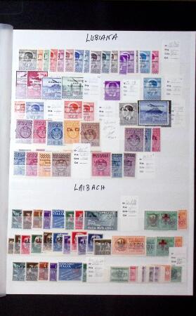 1920-50, Attractive selection on stockpages of Montenegro,