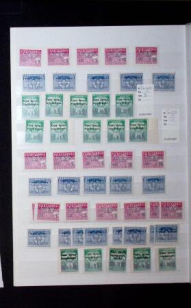 1920-50, Attractive selection on stockpages of Montenegro,