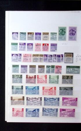 1920-50, Attractive selection on stockpages of Montenegro,