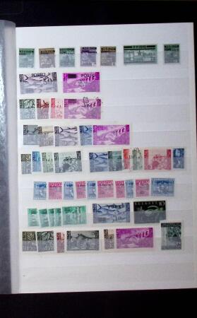 1920-50, Attractive selection on stockpages of Montenegro,