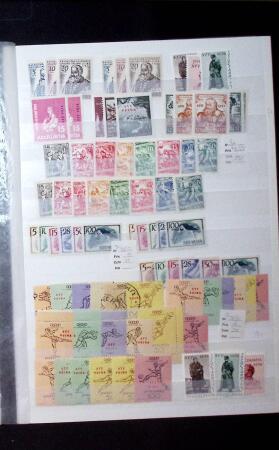 1920-50, Attractive selection on stockpages of Montenegro,
