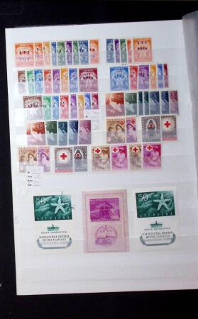 1920-50, Attractive selection on stockpages of Montenegro,