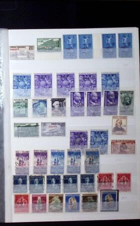 1920-50, Attractive selection on stockpages of Montenegro,