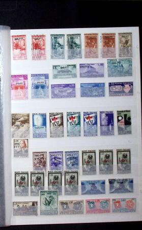 1920-50, Attractive selection on stockpages of Montenegro,