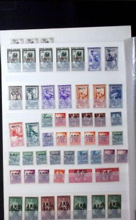 1920-50, Attractive selection on stockpages of Montenegro,