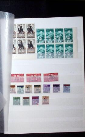 1920-50, Attractive selection on stockpages of Montenegro,