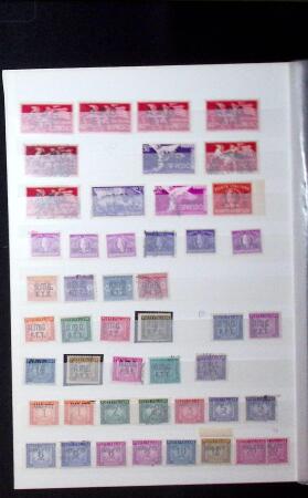 1920-50, Attractive selection on stockpages of Montenegro,