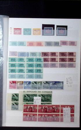 1920-50, Attractive selection on stockpages of Montenegro,
