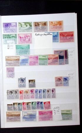 1920-50, Attractive selection on stockpages of Montenegro,