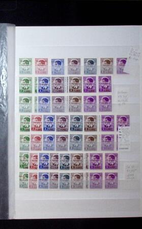 1920-50, Attractive selection on stockpages of Montenegro,