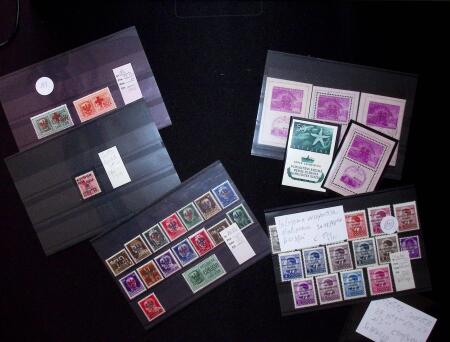 1920-50, Attractive selection on stockpages of Montenegro,