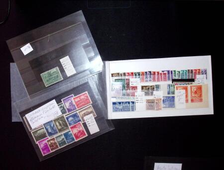 1920-50, Attractive selection on stockpages of Montenegro,