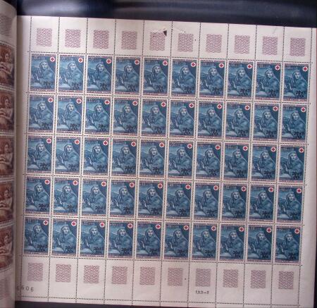 1961-1974 Collection de feuille entière CFA,  en 2