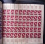 1961-1974 Collection de feuille entière CFA,  en 2
