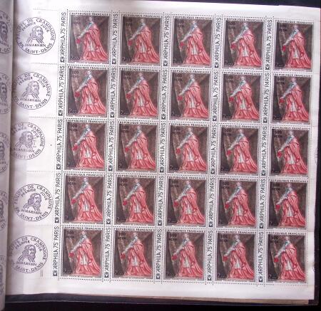 1961-1974 Collection de feuille entière CFA,  en 2
