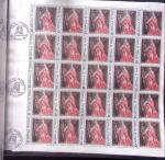 1961-1974 Collection de feuille entière CFA,  en 2