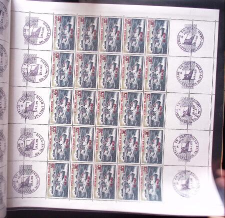 1961-1974 Collection de feuille entière CFA,  en 2
