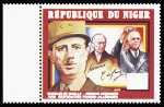 N°400f Charles de Gaulle, variété sans valeur faciale,