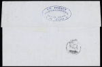 N°66 15c gris 2 pièces (2 nuances) OBL CAD "Paris
