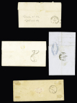 Lot de 4 lettres avec càd sardes différents sur n°