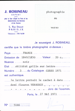 N°3 OBL grille + AD type 12 à demi-fleurons "Verberie