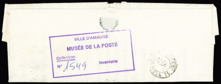 N°4 25c bleu, effleuré en un point, OBL PC 3554 + dateur