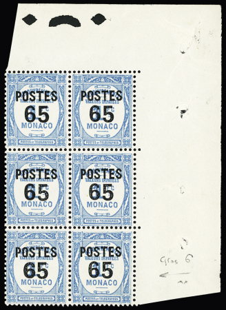 N° 148/148a  65c. s. 1f.  bleu, variété gros
