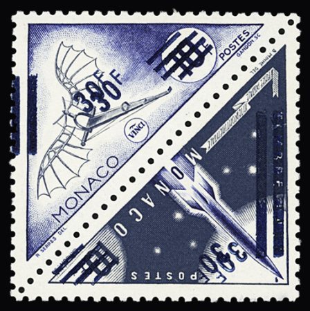 N° 467/468a, variété double surcharge, neuf sans