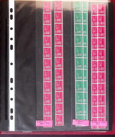 1921-1993 Collection de roulettes de France avec de
