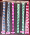 1921-1993 Collection de roulettes de France avec de
