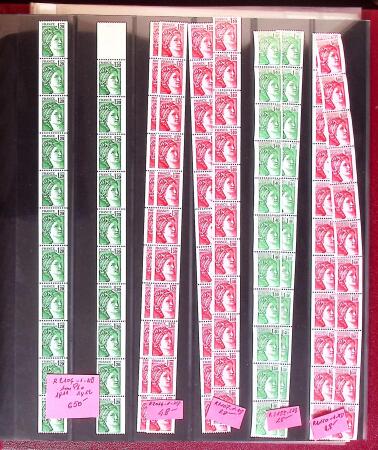 1921-1993 Collection de roulettes de France avec de