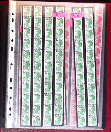 1921-1993 Collection de roulettes de France avec de