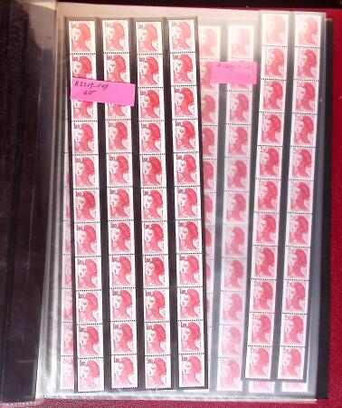 1921-1993 Collection de roulettes de France avec de