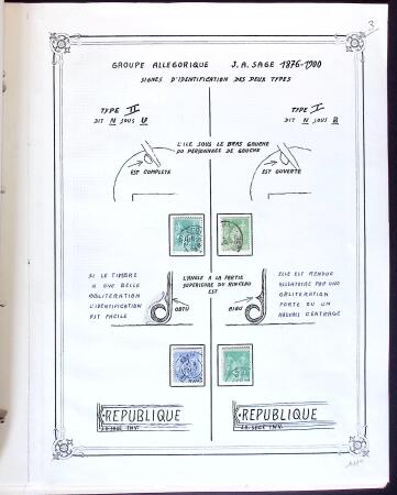 1876-1900 Belle étude sur les Type Sages avec de multiples