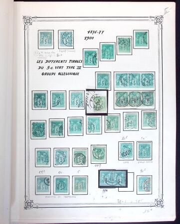 1876-1900 Belle étude sur les Type Sages avec de multiples