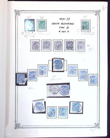 1876-1900 Belle étude sur les Type Sages avec de multiples
