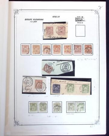 1876-1900 Belle étude sur les Type Sages avec de multiples
