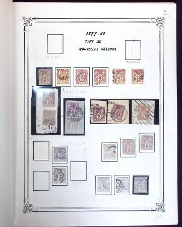 1876-1900 Belle étude sur les Type Sages avec de multiples