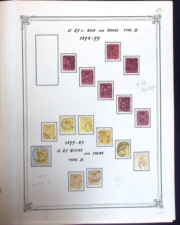1876-1900 Belle étude sur les Type Sages avec de multiples