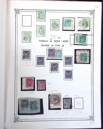 1876-1900 Belle étude sur les Type Sages avec de multiples