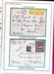1876-1898 Belle collection en 4 classeurs de lettres