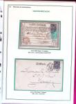 1876-1898 Belle collection en 4 classeurs de lettres