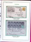 1876-1898 Belle collection en 4 classeurs de lettres