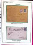 1876-1898 Belle collection en 4 classeurs de lettres